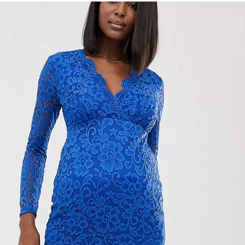 NWT BLUME BLUE LACE MATERNITY